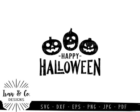 Happy Halloween SVG Files | Pumpkin Head | Fall SVG (805130632) SVG Ivan & Co. Designs 