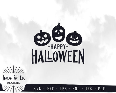 Happy Halloween SVG Files | Pumpkin Head | Fall SVG (805130632) SVG Ivan & Co. Designs 