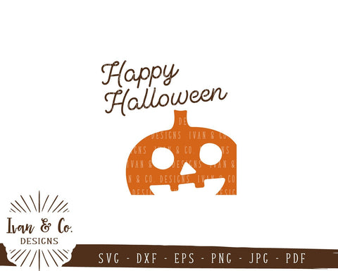 Happy Halloween SVG Files | Pumpkin Head | Fall SVG (830413505) SVG Ivan & Co. Designs 