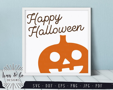 Happy Halloween SVG Files | Pumpkin Head | Fall SVG (830413505) SVG Ivan & Co. Designs 