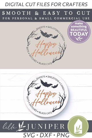 Happy Halloween SVG | Front Door Halloween SVG SVG LilleJuniper 