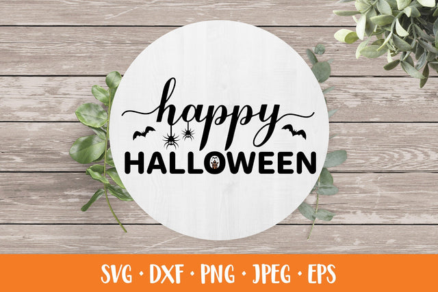 Happy Halloween SVG. Halloween decorations. Farmhouse sign SVG LaBelezoka 