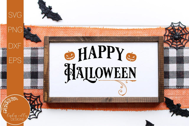 Happy Halloween SVG-Halloween Quote SVG SVG Linden Valley Designs 