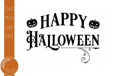 Happy Halloween SVG-Halloween Quote SVG SVG Linden Valley Designs 