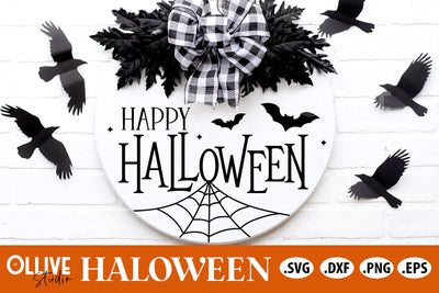 Happy Halloween SVG | Halloween Sign SVG SVG Ollive Studio 