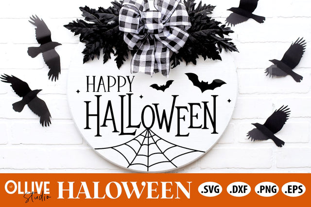 Happy Halloween SVG | Halloween Sign SVG SVG Ollive Studio 