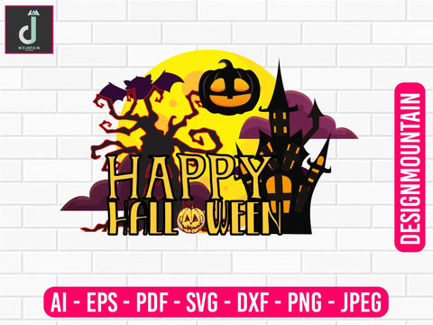 Happy Halloween svg, Halloween svg, pumpkin svg, svg files for cricut SVG Alihossainbd 