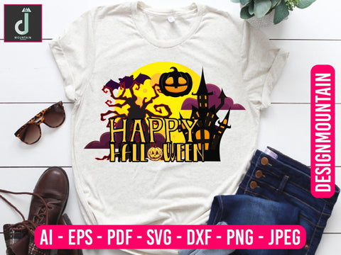 Happy Halloween svg, Halloween svg, pumpkin svg, svg files for cricut SVG Alihossainbd 