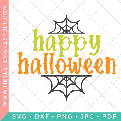 Happy Halloween SVG Hey Let's Make Stuff 