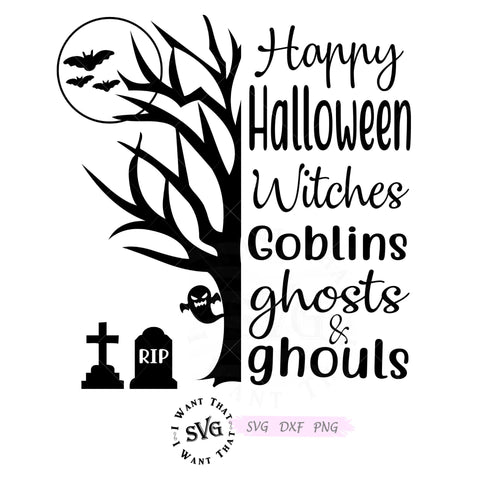 Happy Halloween SVG I Want That SVG 