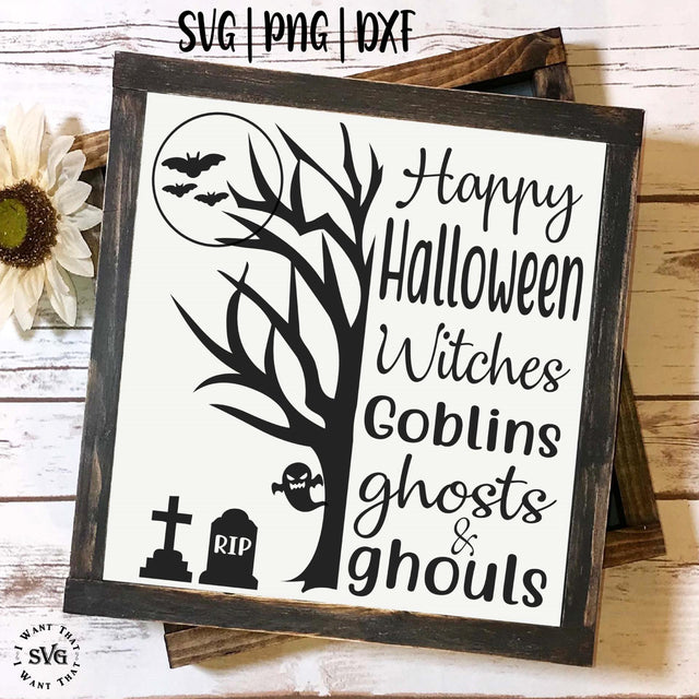 Happy Halloween SVG I Want That SVG 