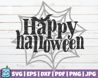 Happy Halloween SVG MintyMarshmallows 