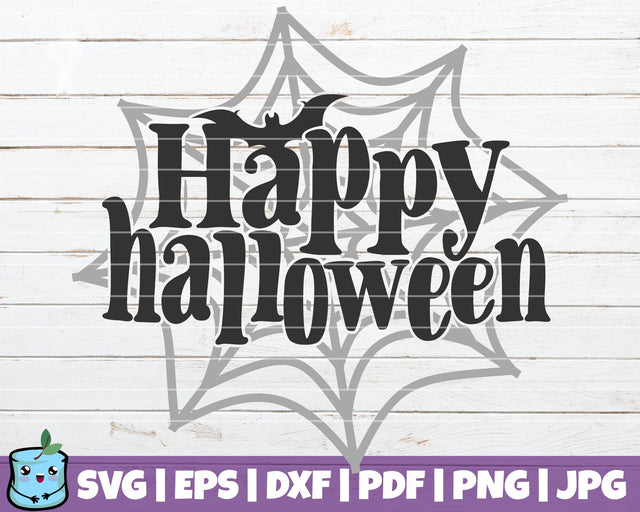 Happy Halloween SVG MintyMarshmallows 