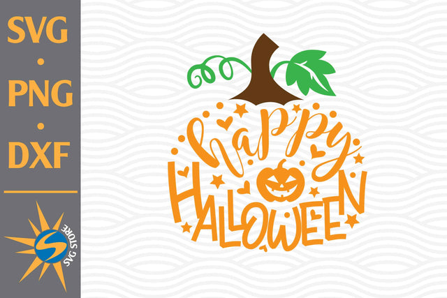 Happy Halloween SVG, PNG, DXF Digital Files Include SVG SVGStoreShop 