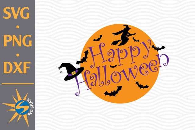 Happy Halloween SVG, PNG, DXF Digital Files Include SVG SVGStoreShop 