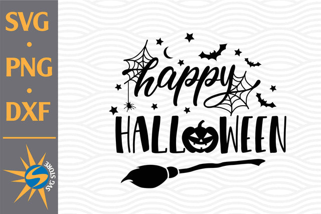 Happy Halloween SVG, PNG, DXF Digital Files Include SVG SVGStoreShop 
