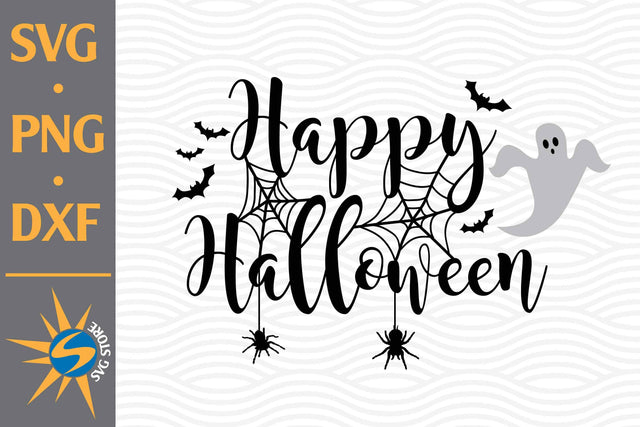 Happy Halloween SVG, PNG, DXF Digital Files Include SVG SVGStoreShop 