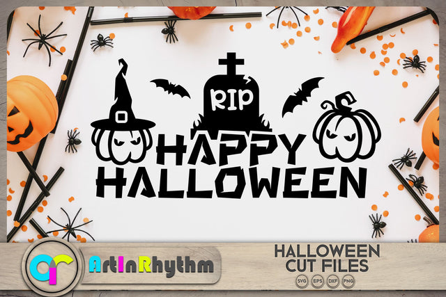 Happy Halloween svg sign SVG Artinrhythm shop 