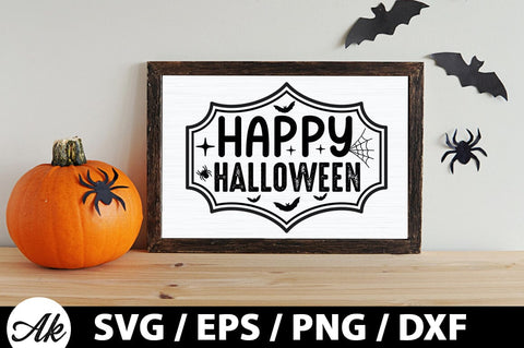 Happy halloween SVG SVG akazaddesign 