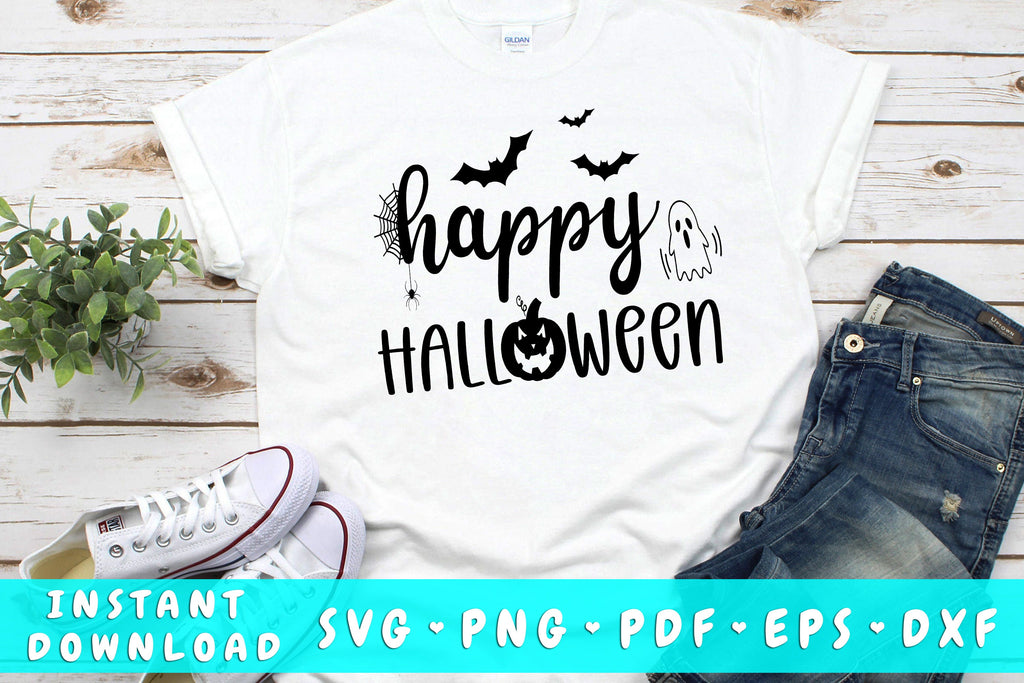 Happy Halloween SVG - So Fontsy