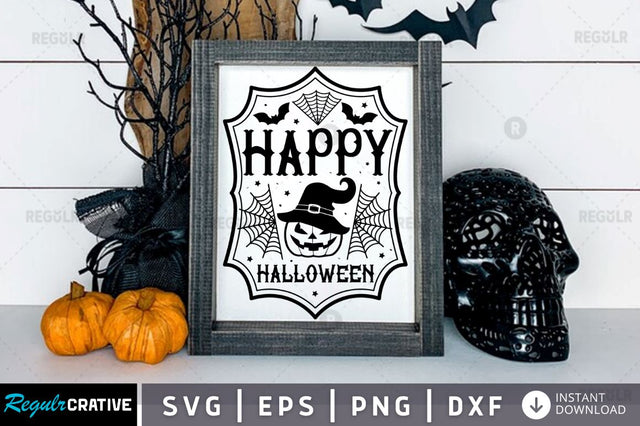 Happy halloween SVG SVG Regulrcrative 