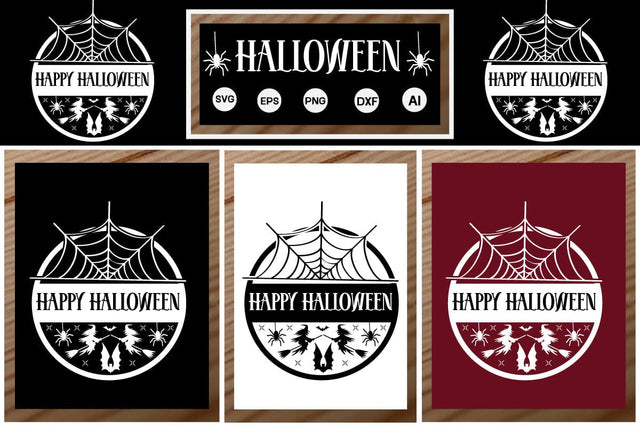Happy Halloween SVG SVGs,Quotes and Sayings,Food & Drink,On Sale, Print & Cut SVG DesignPlante 503 