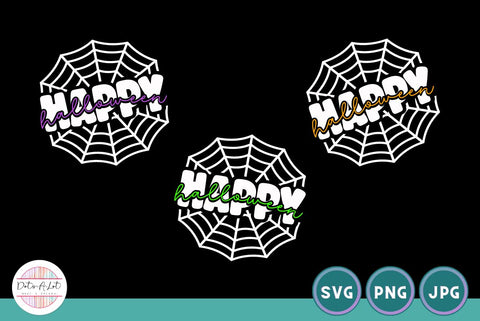 Happy Halloween SVG Tshirt or Sticker SVG Dots-A-Lot 