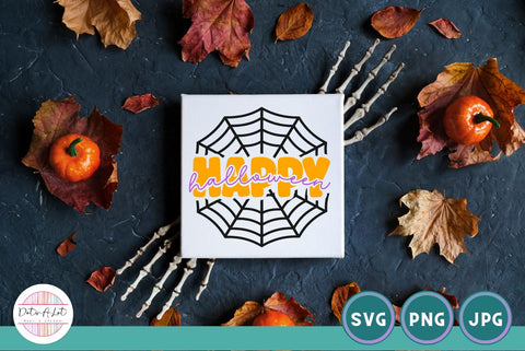 Happy Halloween SVG Tshirt or Sticker SVG Dots-A-Lot 