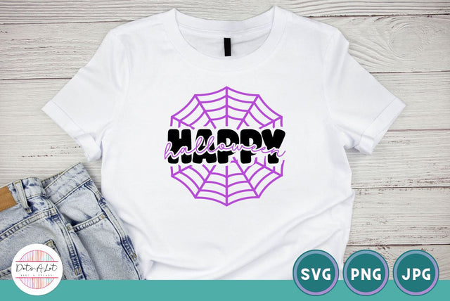 Happy Halloween SVG Tshirt or Sticker SVG Dots-A-Lot 