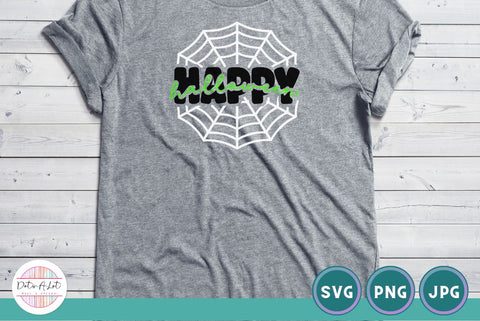 Happy Halloween SVG Tshirt or Sticker SVG Dots-A-Lot 