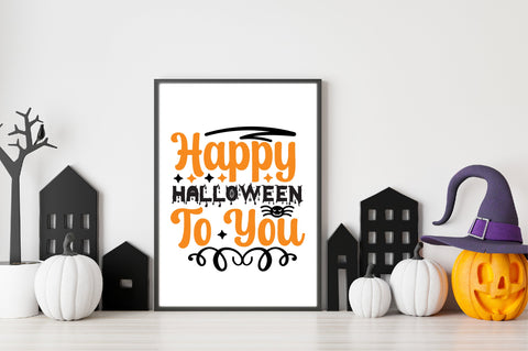 Happy Halloween to you SVG designartist 