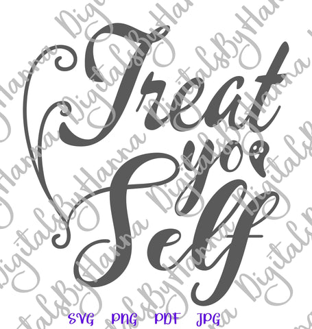 Happy Halloween Treat Yo Self Print & Cut SVG Digitals by Hanna 