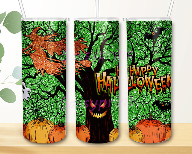 Happy Halloween Tumber Wrap, Happy Halloween Tumbler Design Sublimation sassyprint 