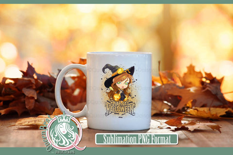 Happy Halloween Witch Sublimation Sublimation QueenBrat Digital Designs 