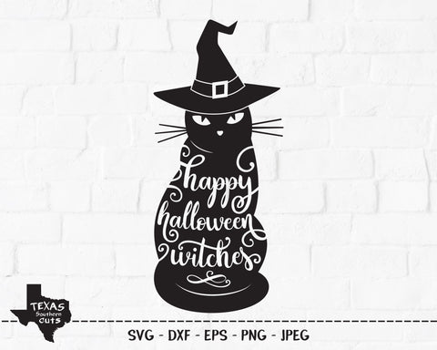 Happy Halloween Witches | Halloween SVG SVG Texas Southern Cuts 