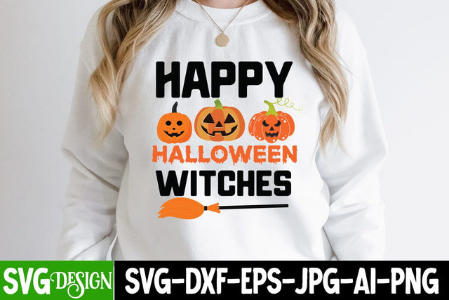 Happy Halloween Witches SVG Cut File, Happy Halloween Witches SVG Quotes,Happy Halloween Witches Sublimation Design , Halloween Sublimation PNG, Halloween SVG Bundle,Halloween SVG Quotes,Halloween PNG, Halloween SVG SVG BlackCatsMedia 