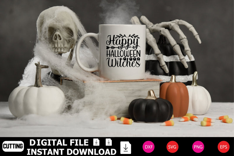 Happy Halloween Witches SVG Shahin alam 