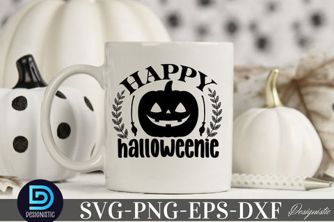 Happy halloweenie, Halloween Dog SVG SVG DESIGNISTIC 
