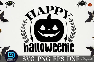 Happy halloweenie SVG SVG DESIGNISTIC 