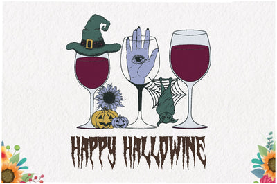 Happy Hallowine Sublimation Sublimation Jagonath Roy 