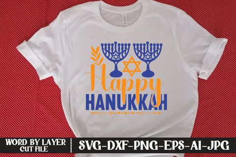 Happy Hanukkah SVG CUT FILE SVG MStudio 