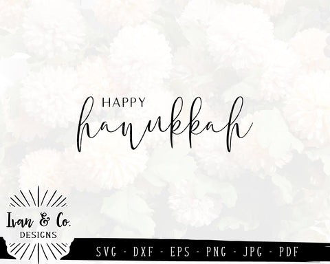 Happy Hanukkah SVG Files | Christmas | Holidays | Winter SVG (863814013) SVG Ivan & Co. Designs 