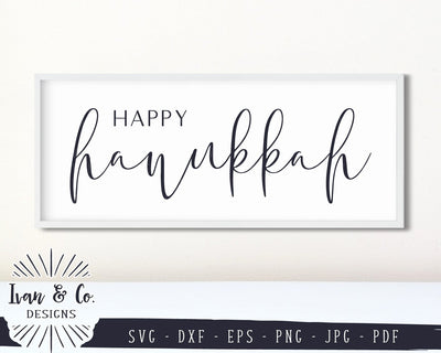 Happy Hanukkah SVG Files | Christmas | Holidays | Winter SVG (863814013) SVG Ivan & Co. Designs 