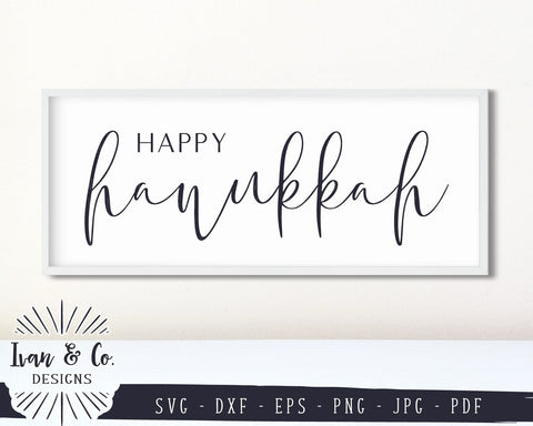 Happy Hanukkah SVG Files | Christmas | Holidays | Winter SVG (863814013) SVG Ivan & Co. Designs 