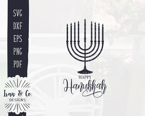 Happy Hanukkah SVG Files | Christmas | Holidays | Winter SVG (895129013) SVG Ivan & Co. Designs 