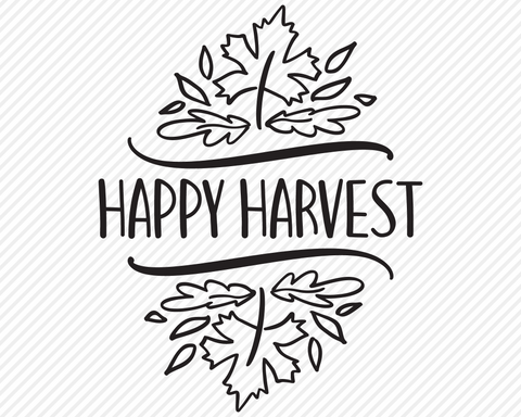 Happy Harvest | Fall SVG SVG Texas Southern Cuts 