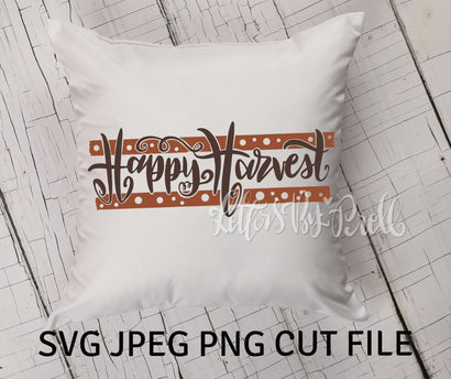 Happy Harvest Fall Themed SVG Cutting File SVG Letters By Prell 