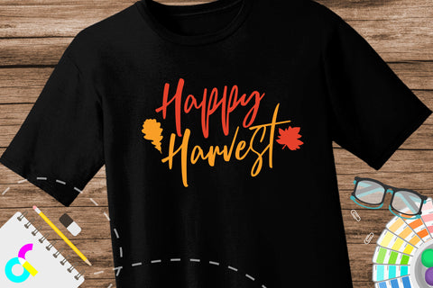 Happy Harvest, Happy Thanksgiving Day svg SVG Artinrhythm shop 