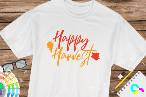 Happy Harvest, Happy Thanksgiving Day svg SVG Artinrhythm shop 
