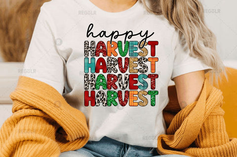 Happy harvest Sublimation Design Sublimation Regulrcrative 
